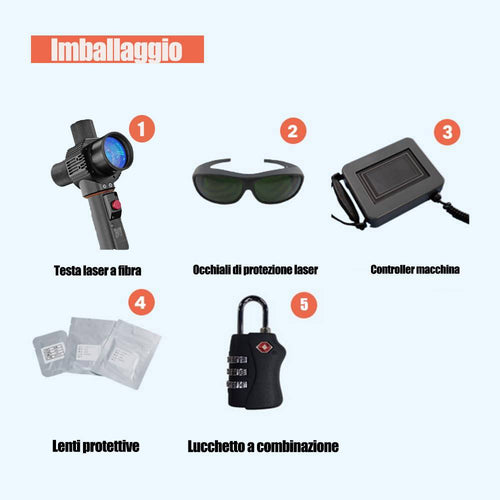 Macchina per la pulizia laser pulsata portatile da 200 W MAX con testina di pulizia leggera, adatta per la rimozione di resina, olio, ruggine e rivestimenti